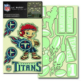 Tennessee Titans Decal Lil Buddy Glow in the Dark Kit - Team Fan Cave