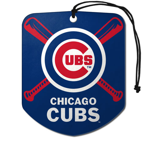 Chicago Cubs Air Freshener Shield Design 2 Pack - Team Fan Cave
