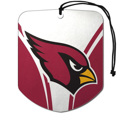 Arizona Cardinals Air Freshener Shield Design 2 Pack - Team Fan Cave