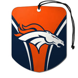 Denver Broncos Air Freshener Shield Design 2 Pack - Team Fan Cave