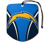 Los Angeles Chargers Air Freshener Shield Design 2 Pack