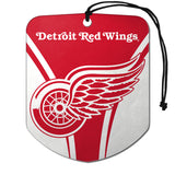 Detroit Red Wings Air Freshener Shield Design 2 Pack