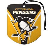 Pittsburgh Penguins Air Freshener Shield Design 2 Pack