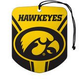 Iowa Hawkeyes Air Freshener Shield Design 2 Pack - Team Fan Cave