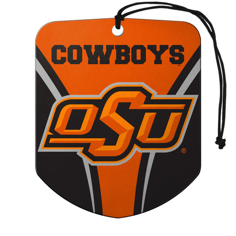 Oklahoma State Cowboys Air Freshener Shield Design 2 Pack - Special Order