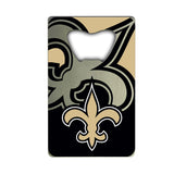 New Orleans Saints Bottle Opener Credit Card Style Special Order - Team Fan Cave
