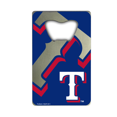 Texas Rangers Bottle Opener Credit Card Style - Special Order - Team Fan Cave