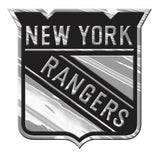 New York Rangers Auto Emblem - Silver