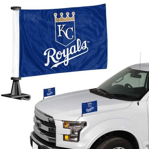 Kansas City Royals Flag Set 2 Piece Ambassador Style - Team Fan Cave
