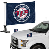 Minnesota Twins Flag Set 2 Piece Ambassador Style - Team Fan Cave