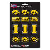 Iowa Hawkeyes Decal Set Mini 12 Pack - Team Fan Cave