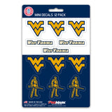 West Virginia Mountaineers Decal Set Mini 12 Pack - Team Fan Cave