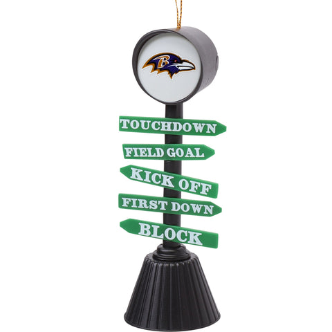 Baltimore Ravens Ornament Fan Crossing Design - Team Fan Cave