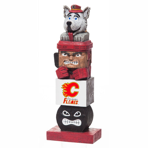 Calgary Flames Tiki Totem - Team Fan Cave