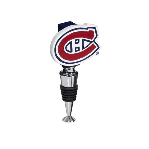 Montreal Canadiens Wine Bottle Stopper Logo Special Order - Team Fan Cave