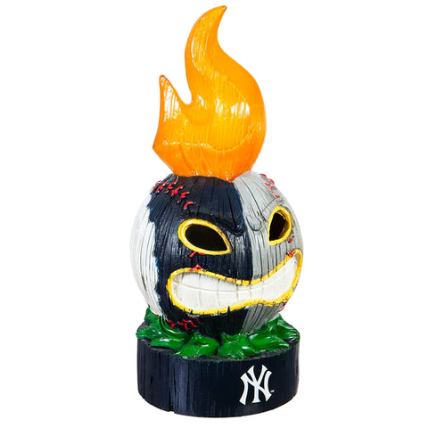 New York Yankees Statue Lit Team Baseball Special Order - Team Fan Cave
