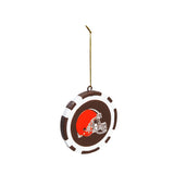Cleveland Browns Ornament Game Chip Special Order - Team Fan Cave