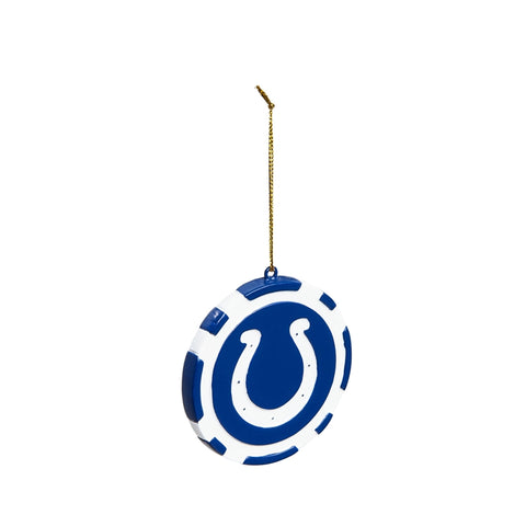 Indianapolis Colts Ornament Game Chip Special Order - Team Fan Cave