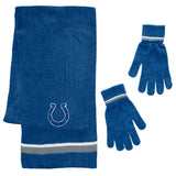 Indianapolis Colts Scarf and Glove Gift Set Chenille - Team Fan Cave