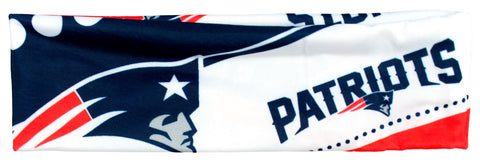 New England Patriots Stretch Patterned Headband - Team Fan Cave