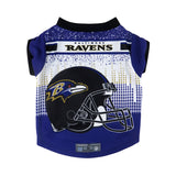 Baltimore Ravens Pet Performance Tee Shirt Size S - Team Fan Cave