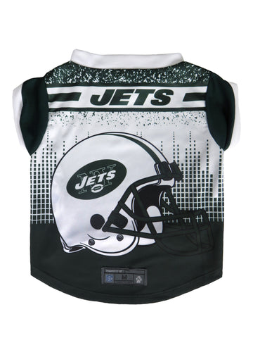 New York Jets Pet Performance Tee Shirt Size M - Team Fan Cave