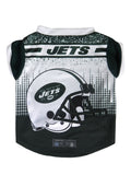 New York Jets Pet Performance Tee Shirt Size L - Team Fan Cave