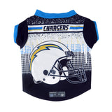 Los Angeles Chargers Pet Performance Tee Shirt Size XS - Team Fan Cave