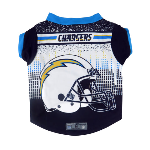 Los Angeles Chargers Pet Performance Tee Shirt Size M - Team Fan Cave