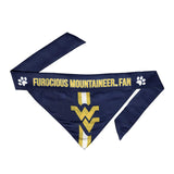 West Virginia Mountaineers Pet Bandanna Size L-0