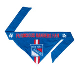 New York Rangers Pet Bandanna Size L - Special Order - Team Fan Cave