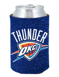 Oklahoma City Thunder Kolder Kaddy Can Holder Glitter Blue Special Order - Team Fan Cave