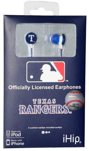 Texas Rangers Ear Buds - Team Fan Cave