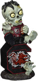 South Carolina Gamecocks Zombie Figurine - On Logo w/Football CO - Team Fan Cave
