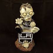 Los Angeles Kings Zombie Figurine - On Logo - Team Fan Cave