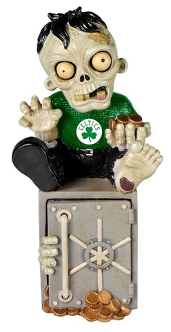 Boston Celtics Zombie Figurine Bank - Team Fan Cave