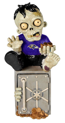 Baltimore Ravens Zombie Figurine Bank - Team Fan Cave
