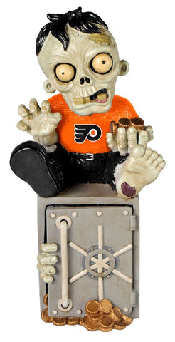 Philadelphia Flyers Zombie Figurine Bank - Team Fan Cave
