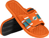 Miami Dolphins Men Stripe Sport Slide - (1 Pair) - XL-0