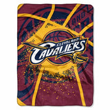 Cleveland Cavaliers Blanket 60x80 Raschel Shadow Play Design - Team Fan Cave
