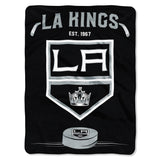 Los Angeles Kings Blanket 60x80 Raschel Inspired Design - Team Fan Cave