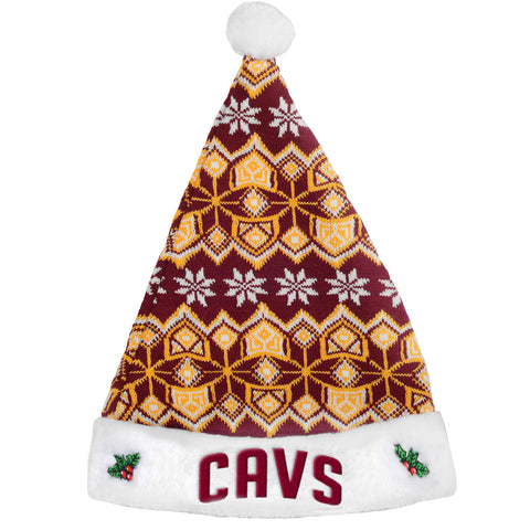 Cleveland Cavaliers Knit Santa Hat - 2015 - Team Fan Cave