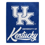 Kentucky Wildcats Blanket 50x60 Raschel Signature Design