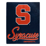 Syracuse Orange Blanket 50x60 Raschel Signature Design
