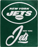 New York Jets Blanket 50x60 Raschel Signature Design-0