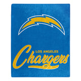 Los Angeles Chargers Blanket 50x60 Raschel Signature Design
