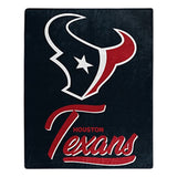 Houston Texans Blanket 50x60 Raschel Signature Design-0
