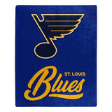 St. Louis Blues Blanket 50x60 Raschel Signature Design