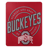 Ohio State Buckeyes Blanket 50x60 Fleece Campaign Design