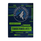 Minnesota Timberwolves Blanket 60x80 Raschel Digitize Design-0